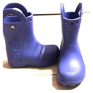 Crocs rain boots
